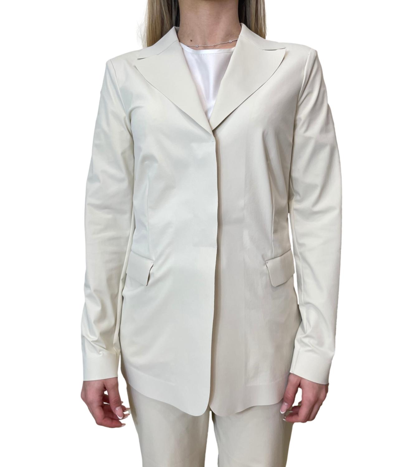 Ivory White Mmlpalo Polyamide Jacket