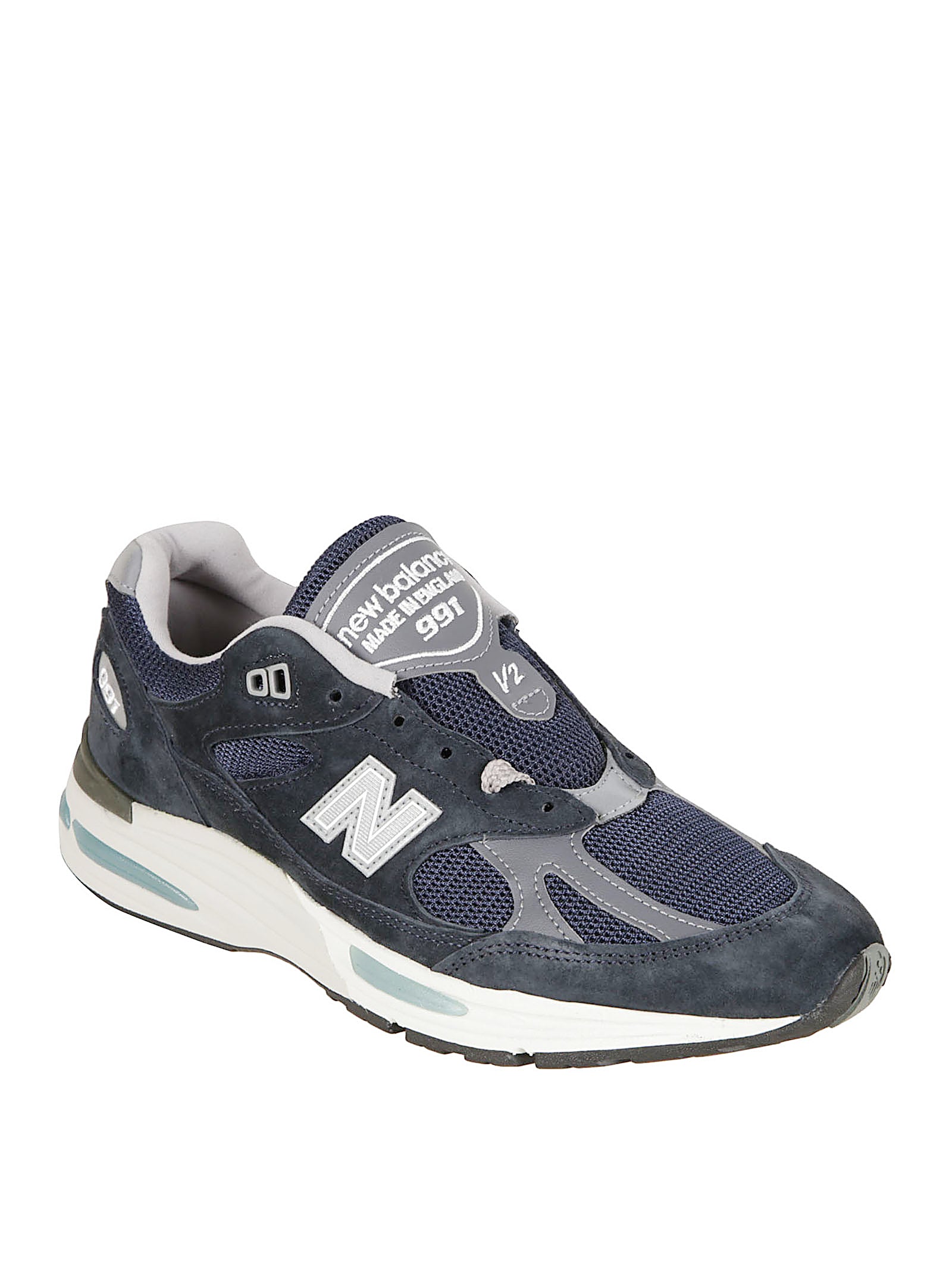 Multi-Tonal Suede And Mesh Sneakers