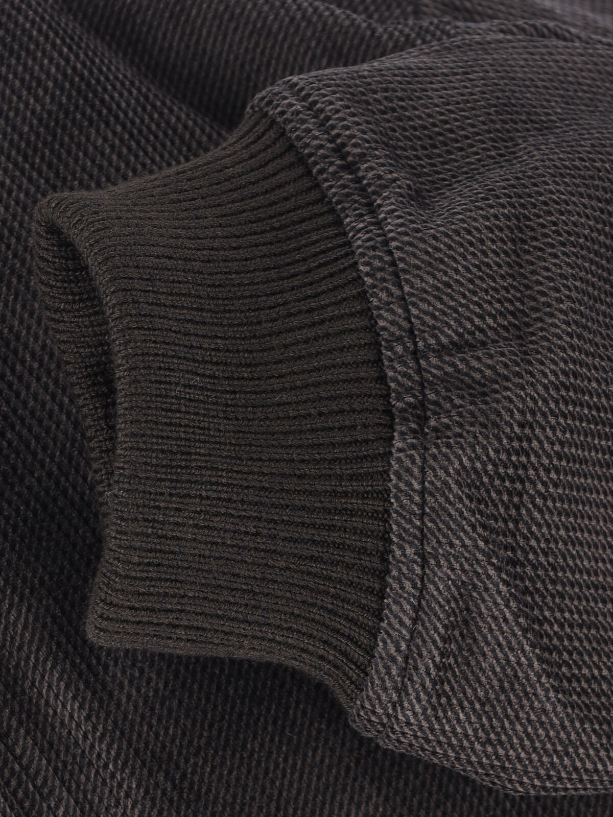 Brown Cropped Textured Corduroy Jacket