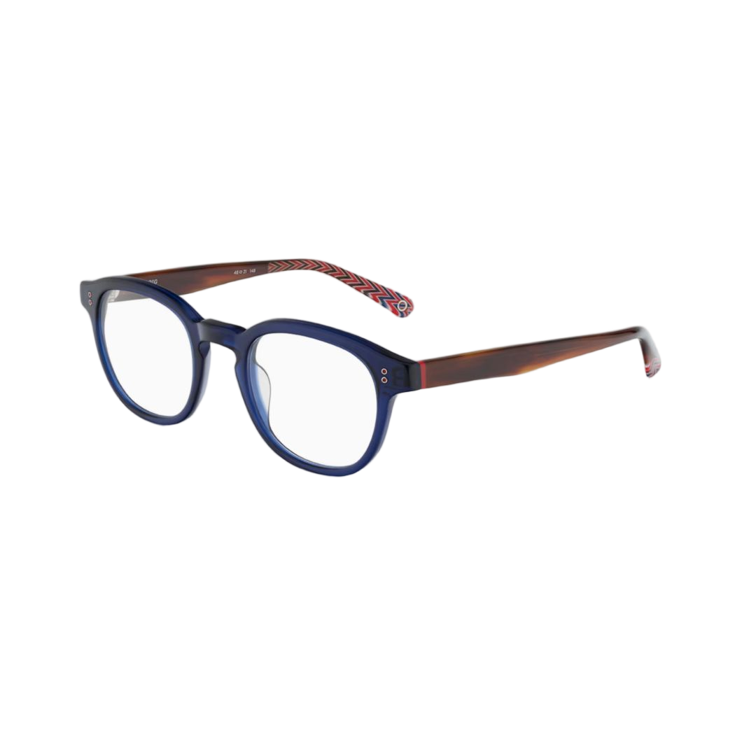 Cap Roig Rounded Frame Eyeglasses with Tortoiseshell Arms
