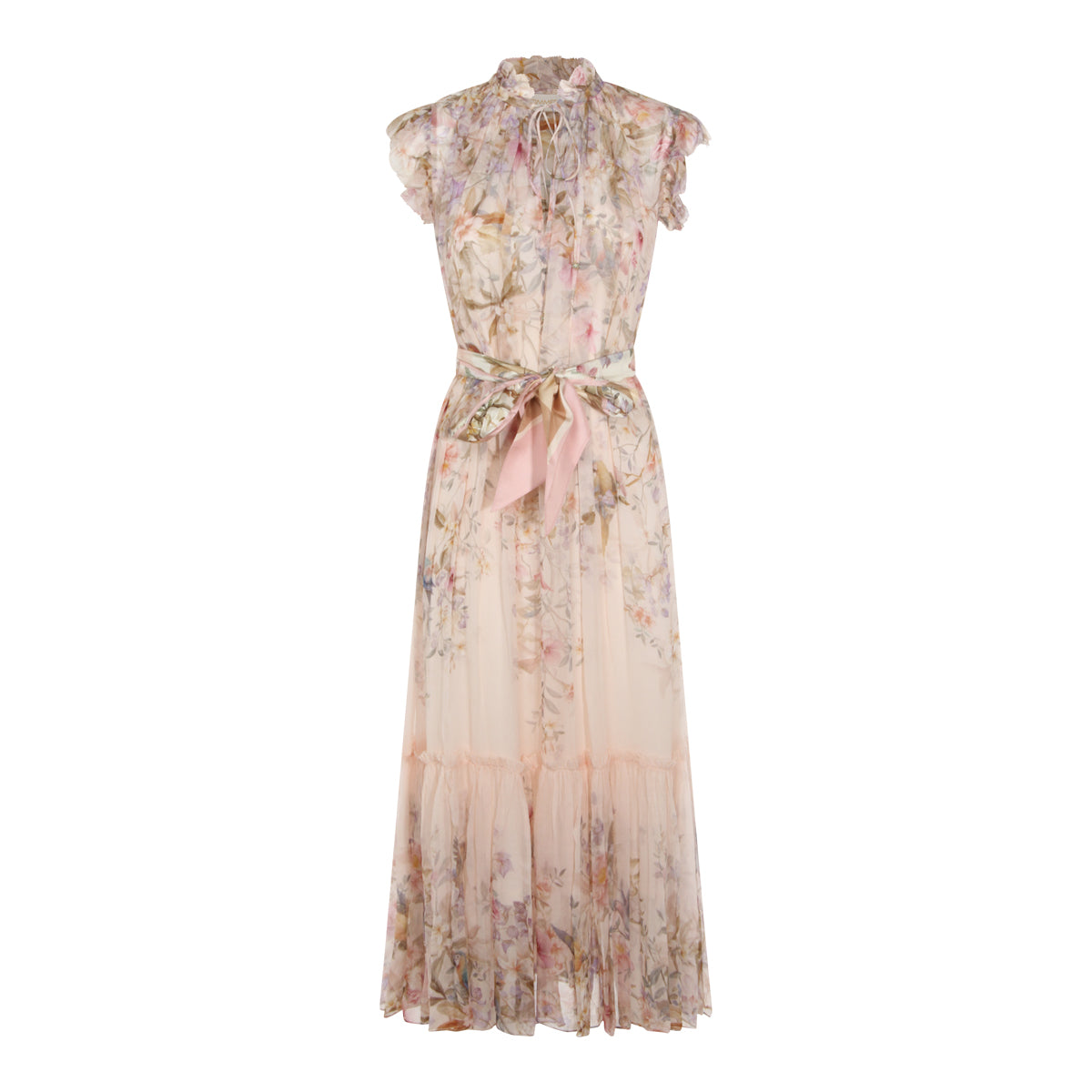 Cream Viscose Dress