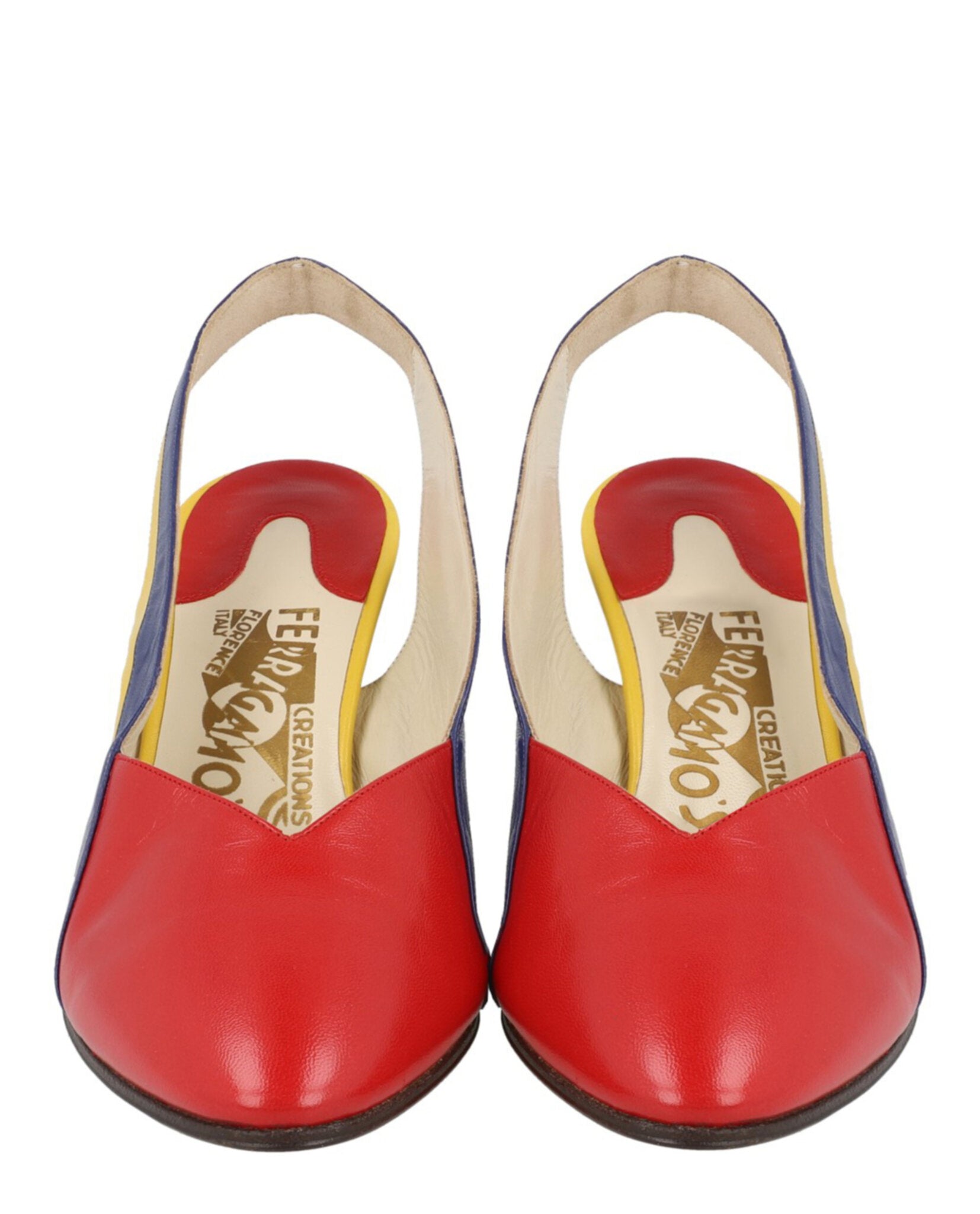 Partenope Limitowana Edycja Archiwalna Czółenka Slingback z Lat 80.