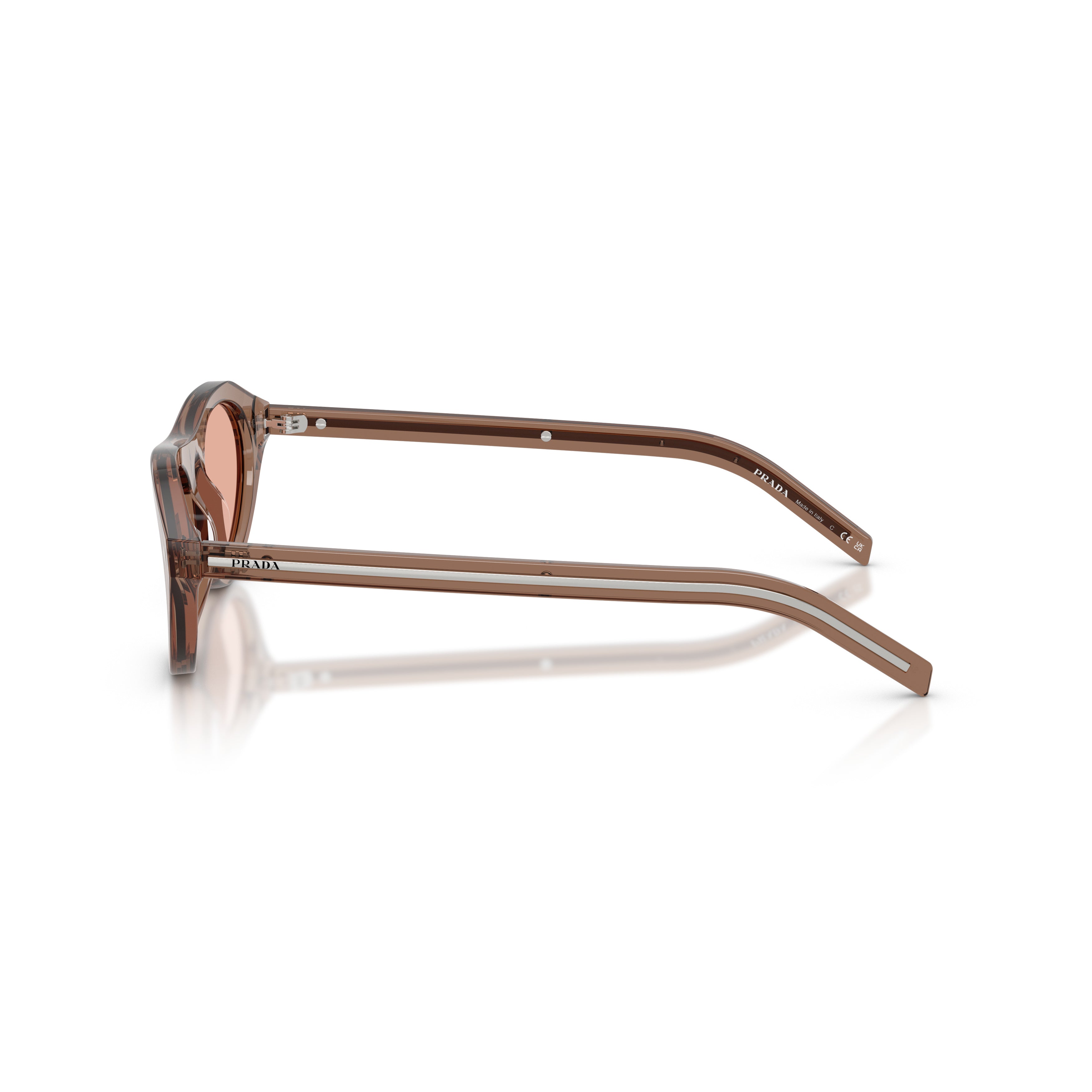 0pr B15s Translucent Brown Acetate Sunglasses