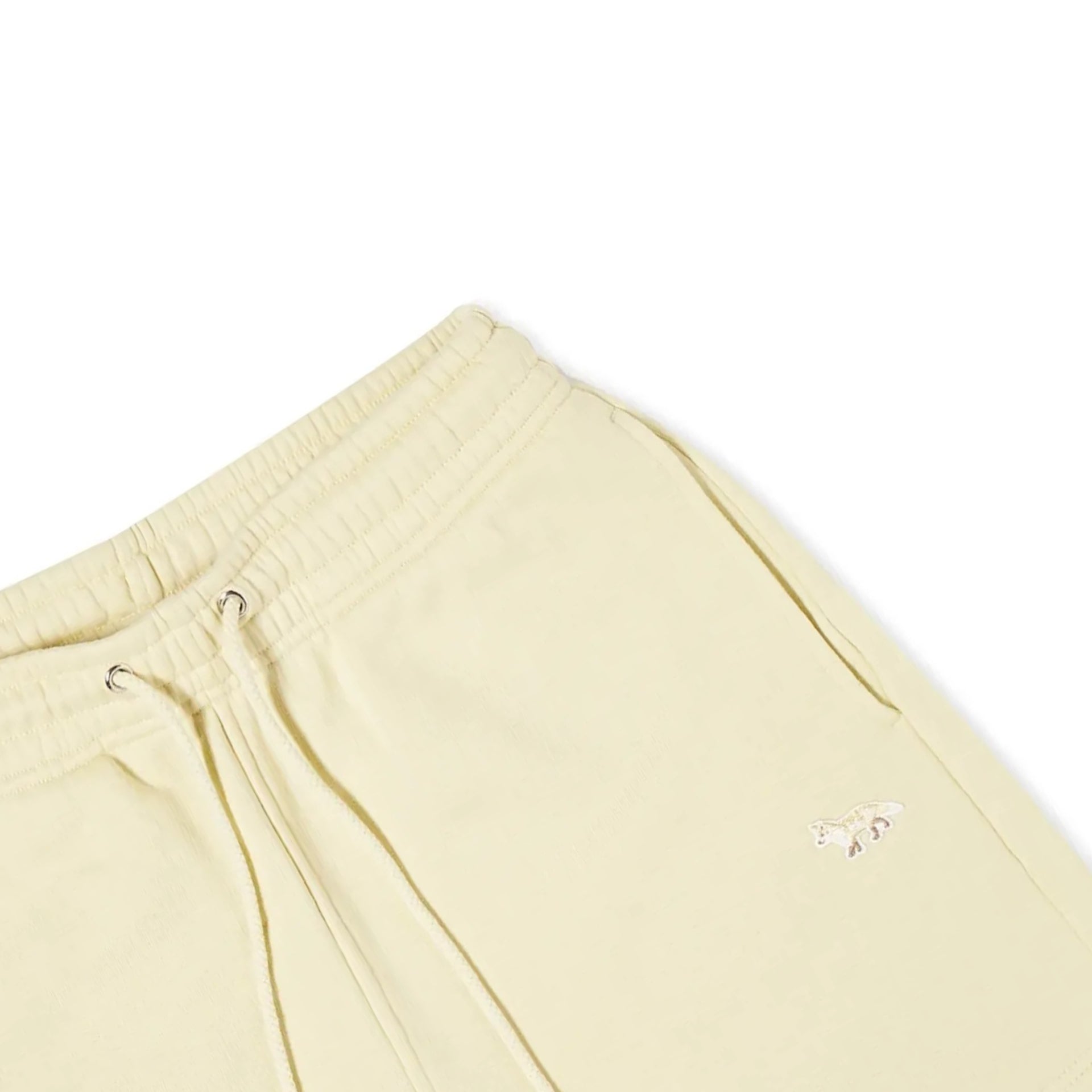 Relaxed Fit Cotton Shorts With Elastic Waistband And Embroidered Detail