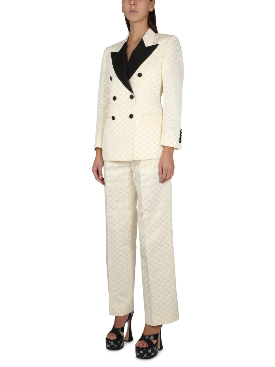 Structured Cotton and Viscose Blend Jacket