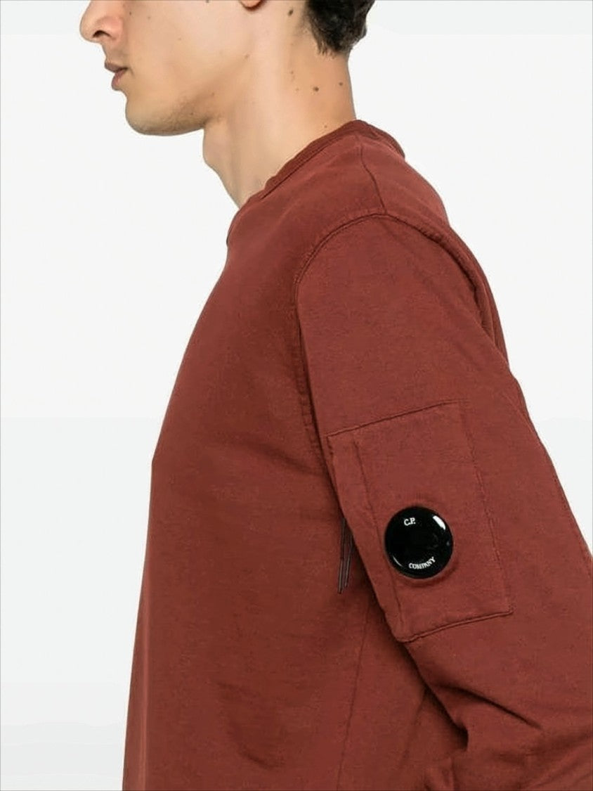 Relaxed Fit Long Sleeve T-Shirt with Lens Detail