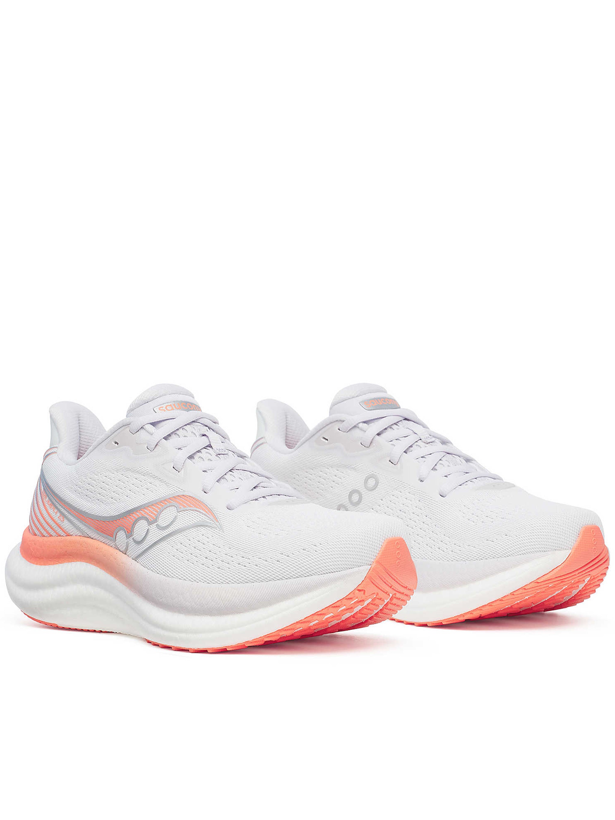 Ventilated Running Shoes with Cushioned Midsole and Reflective Accents
