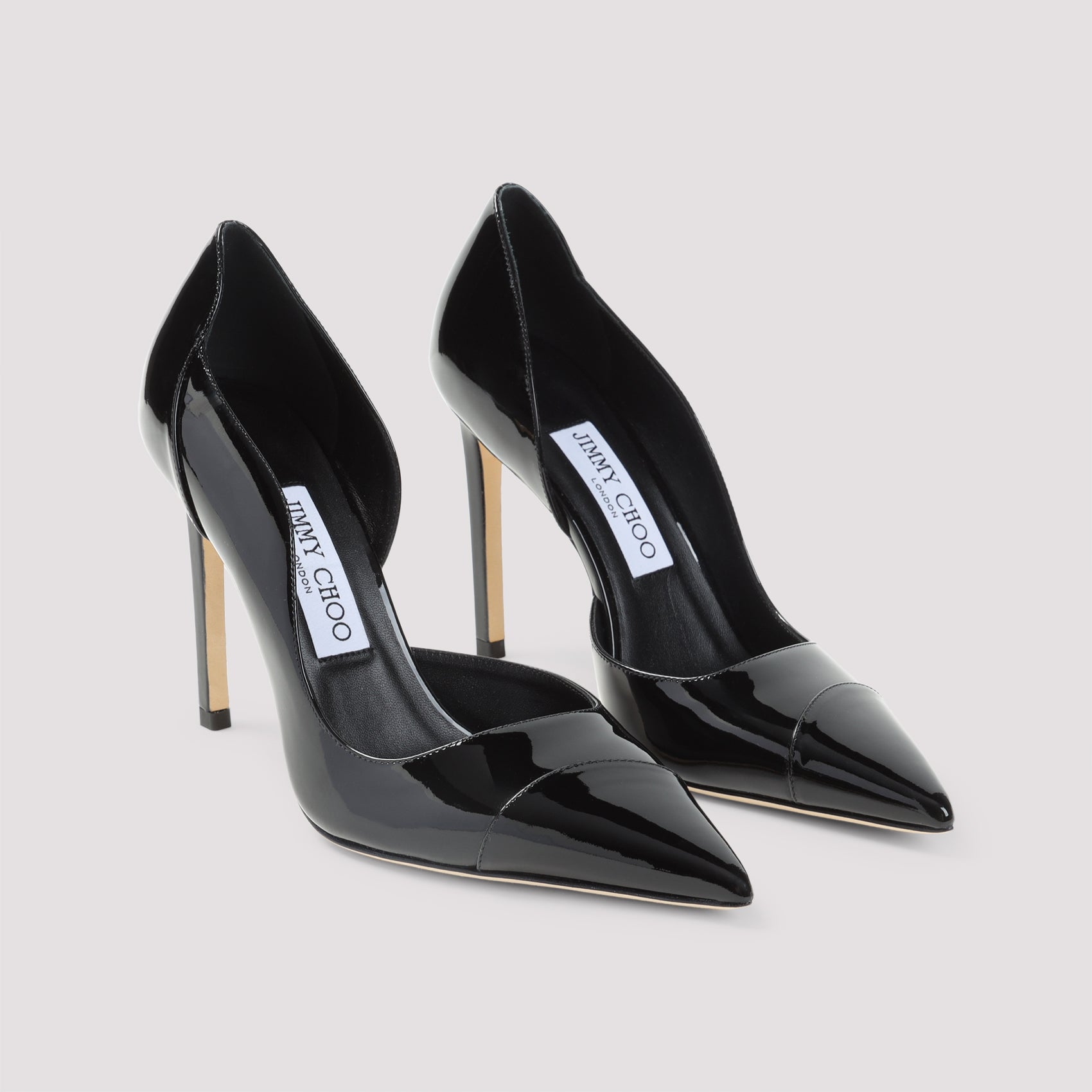 Pointed Toe Patent Leather Brigitte Pumps