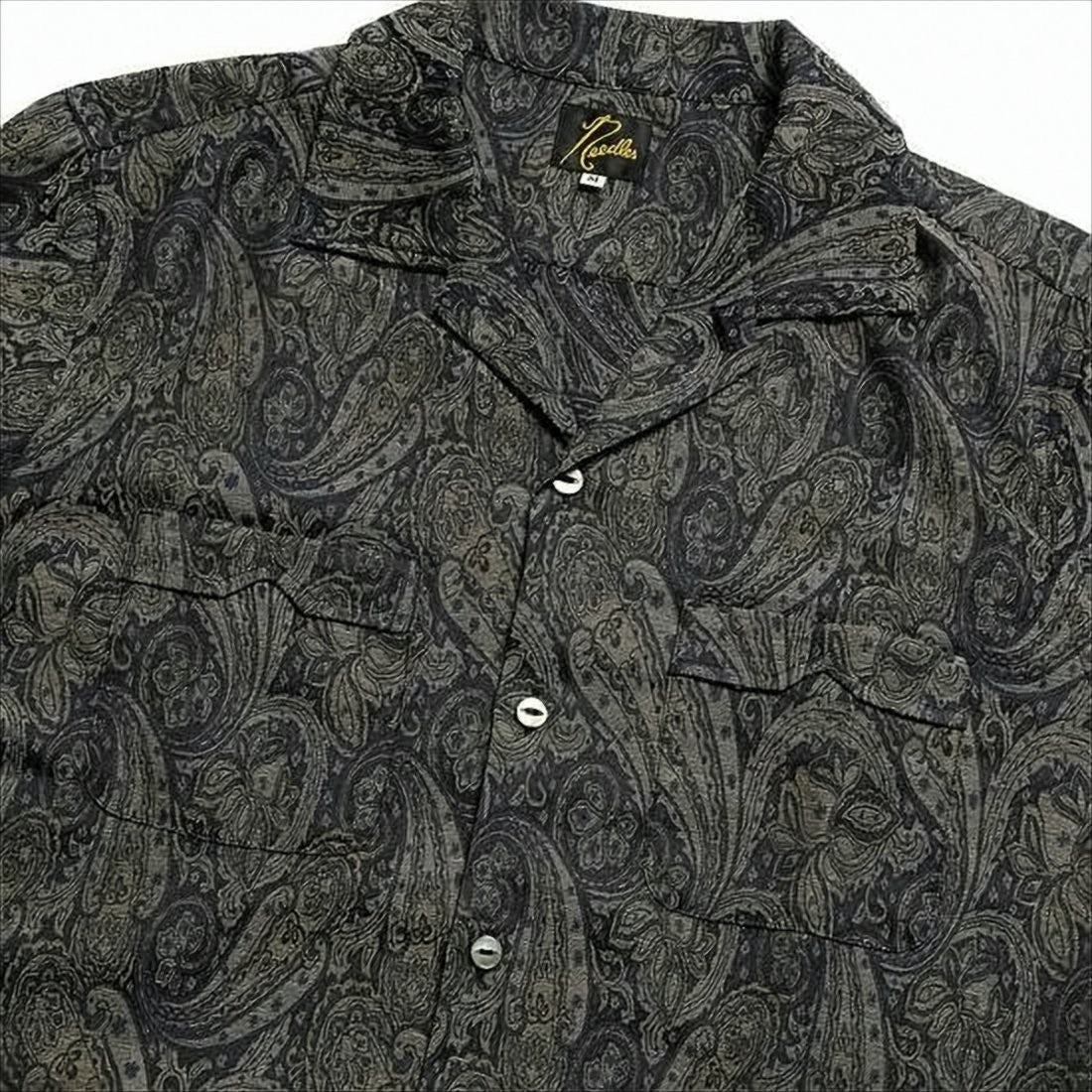 Relaxed Fit Paisley Pattern Long-Sleeve Shirt