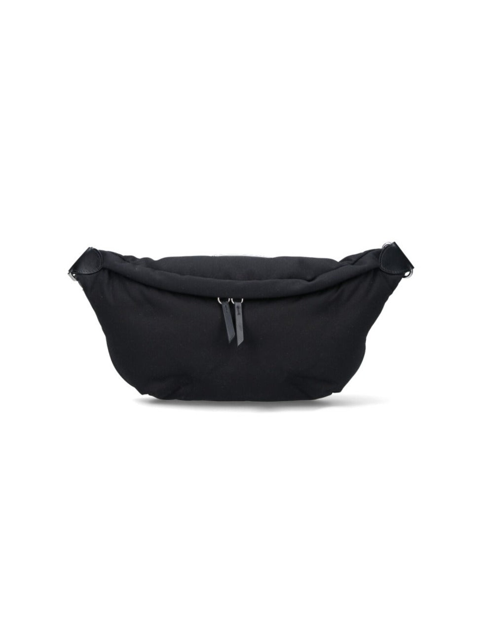 Minimalist Black Waist Bag With Adjustable Strap