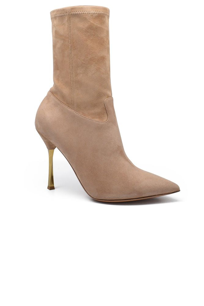 Twisted Heel Boots