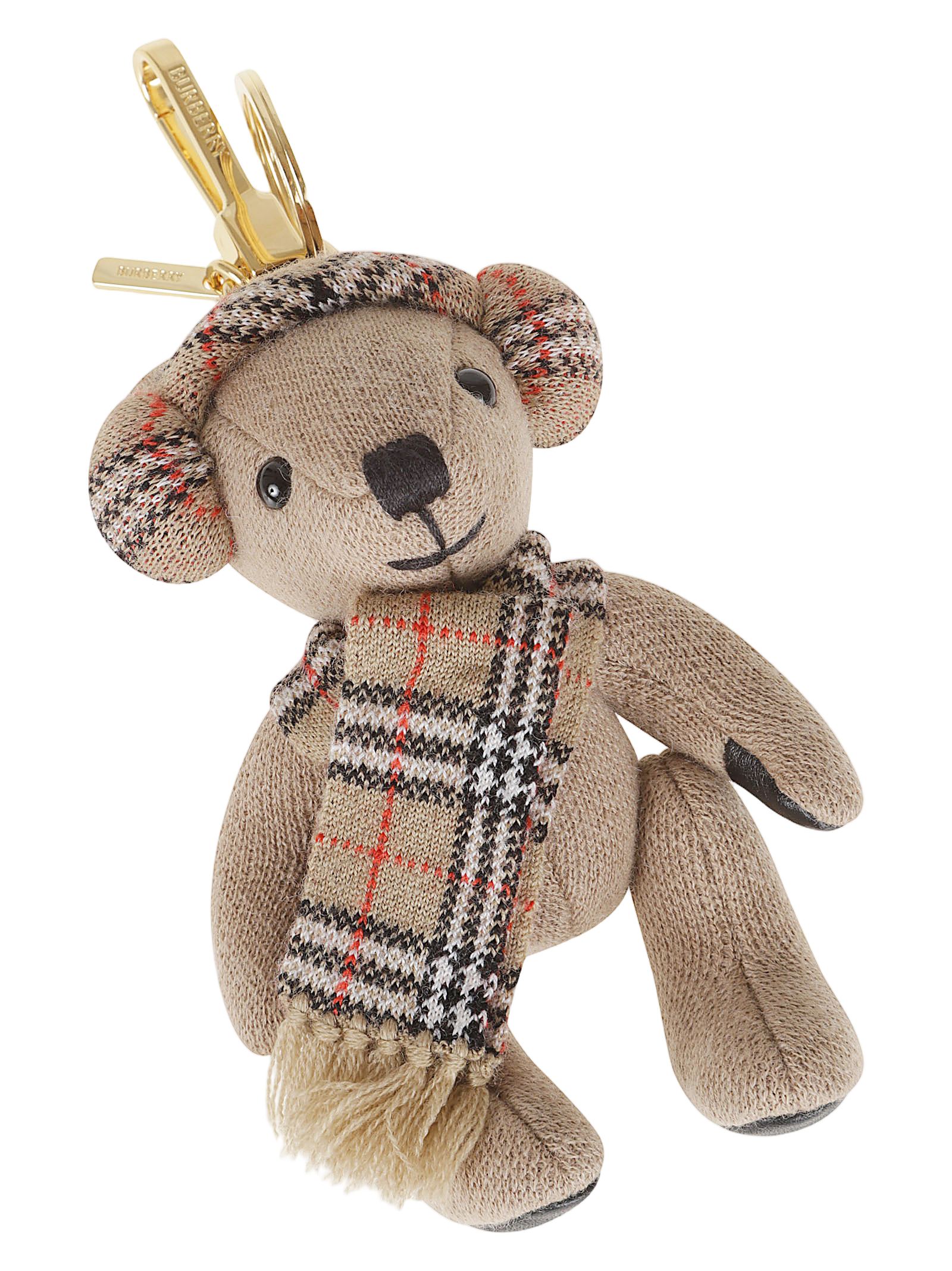 Wool-Cashmere Blend Teddy Bear Keyring