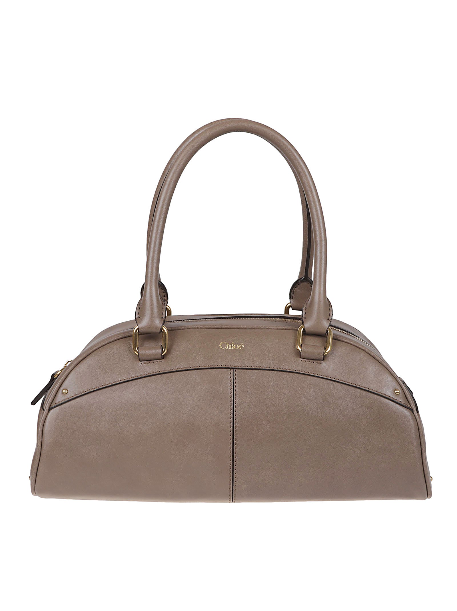 Structured Bowling Bag in Smooth Calf Leather