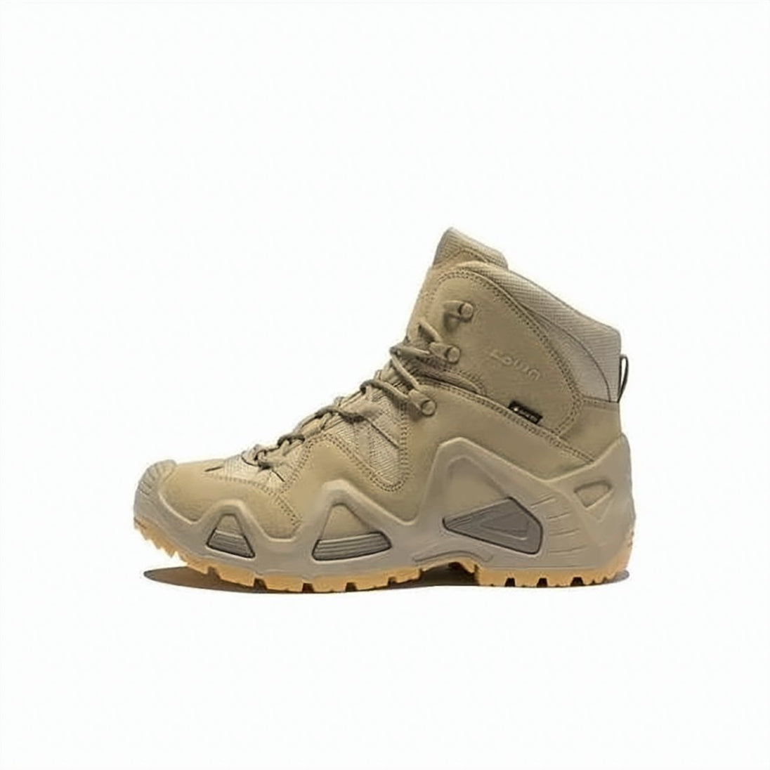 High-Top Suede Sneakers with Rugged Design