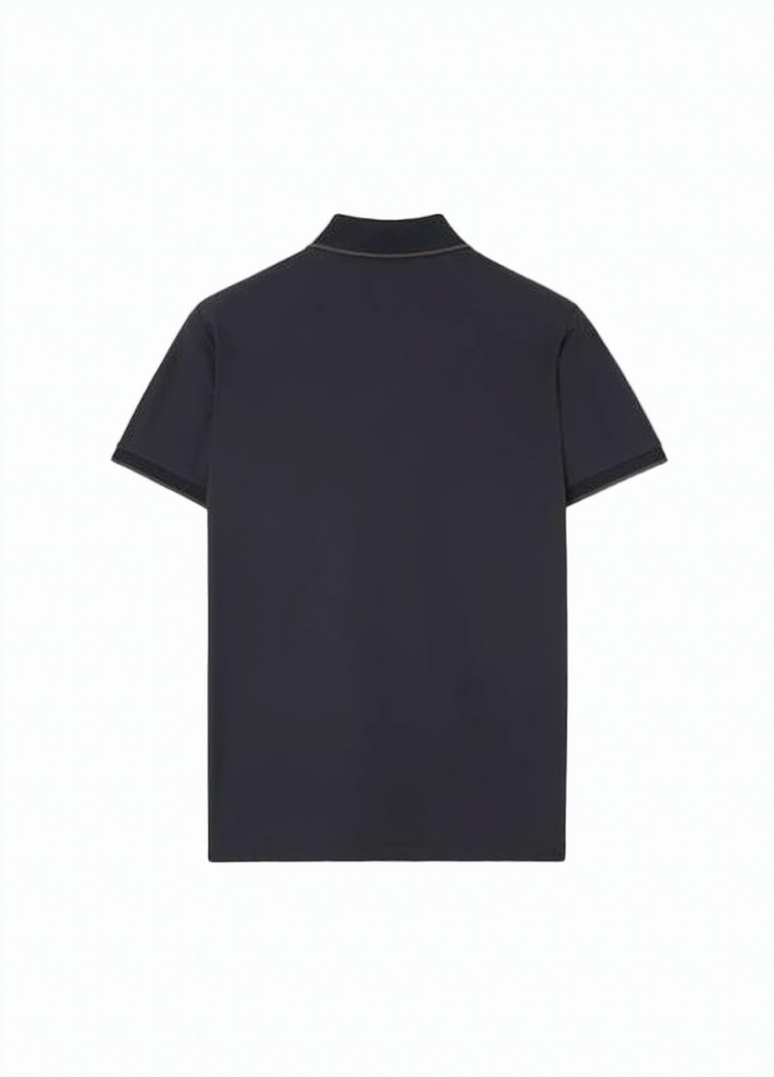 Structured Collar Polo Shirt with Contrast Piping