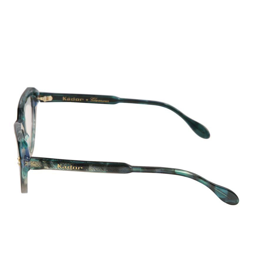 Lola Glamour Cat-Eye Frame Eyeglasses with Marbled Design