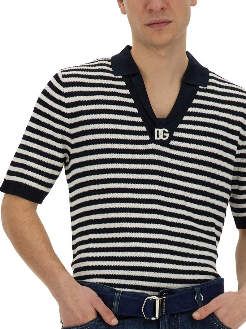 V-Neck Polo Shirt