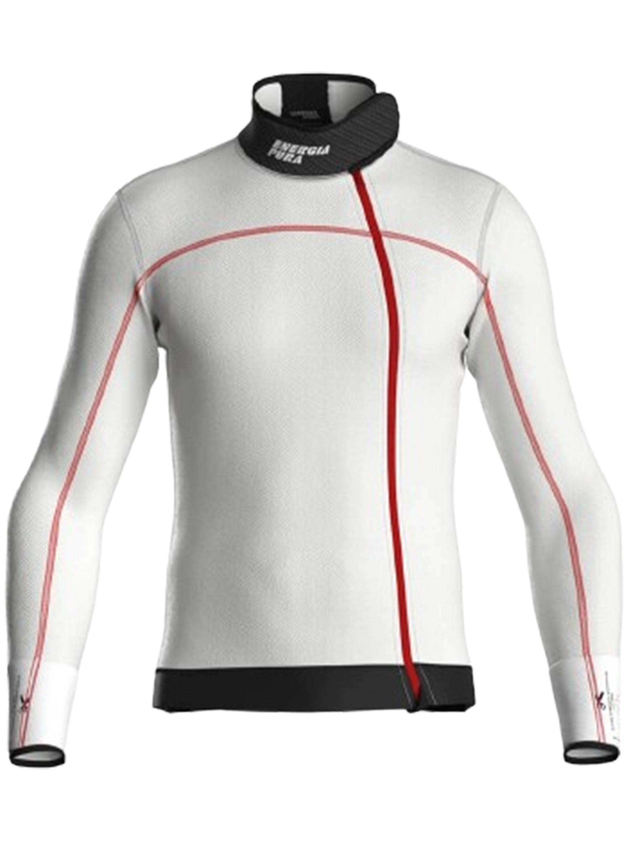 Cut-Resistant Long-Sleeve Asymmetrical Zip Top