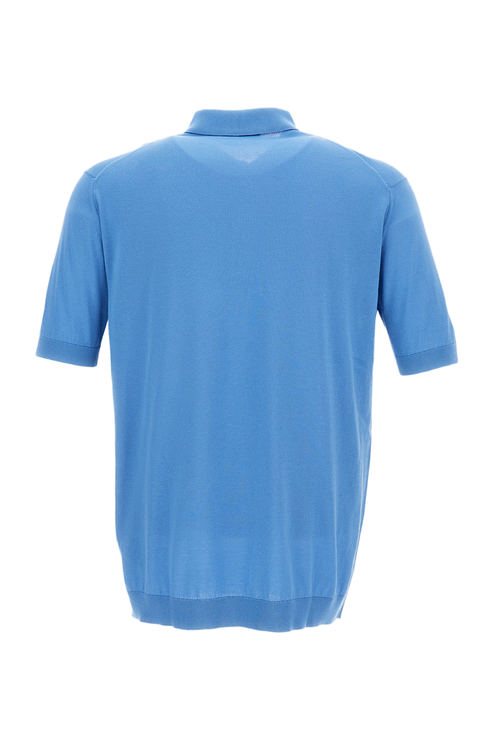 Light Blue Cotton Polo T-Shirt