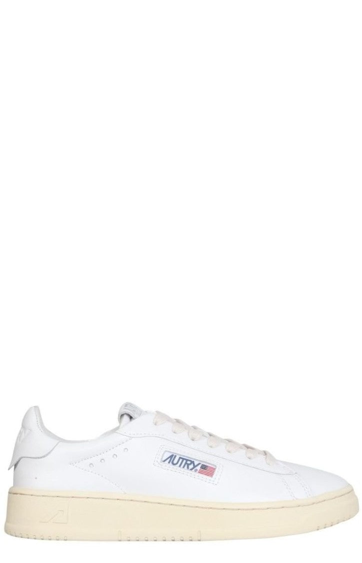 Classic Low-Top Sneakers With Perforated Detailing