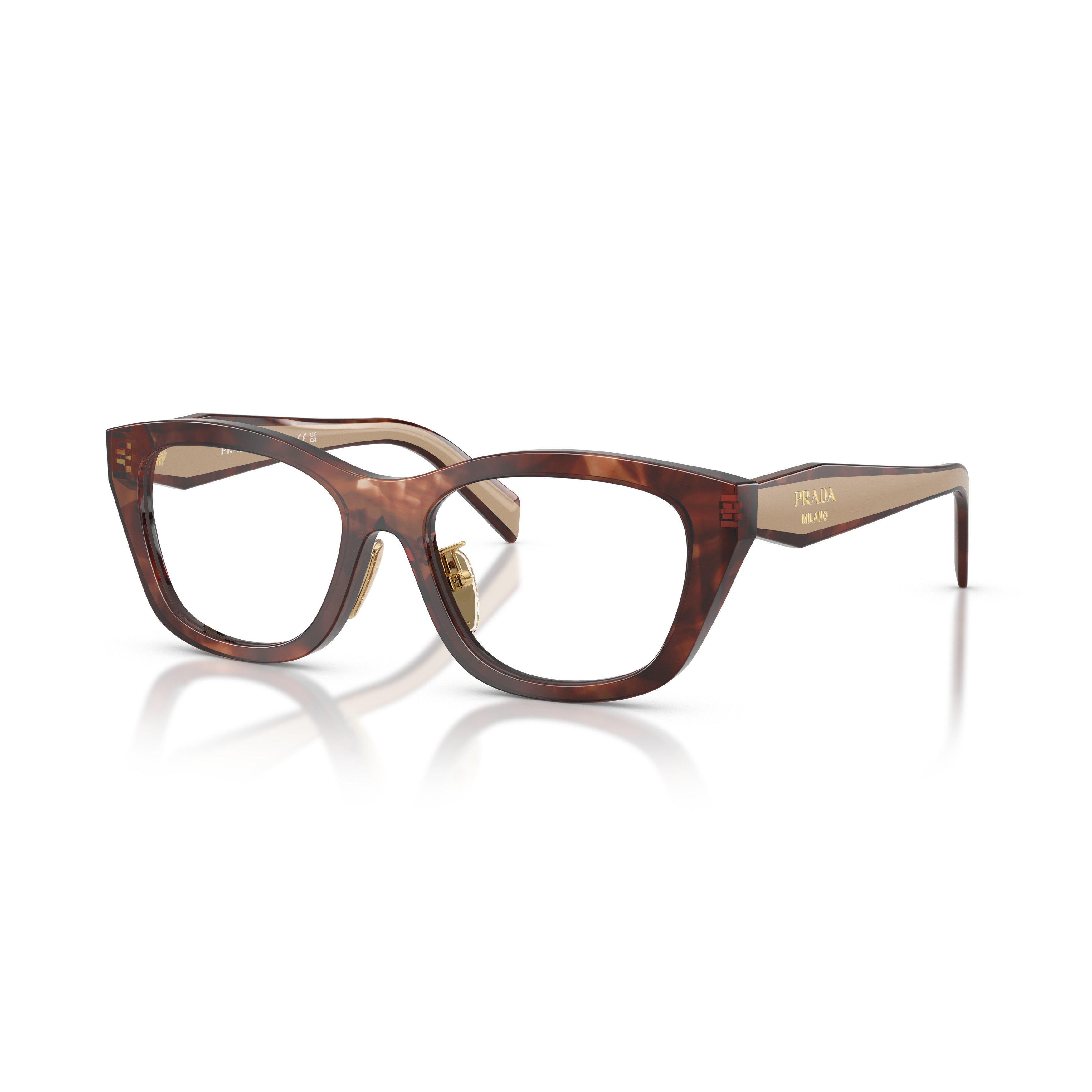0pr D11vd Oversized Square Frame Acetate Sunglasses