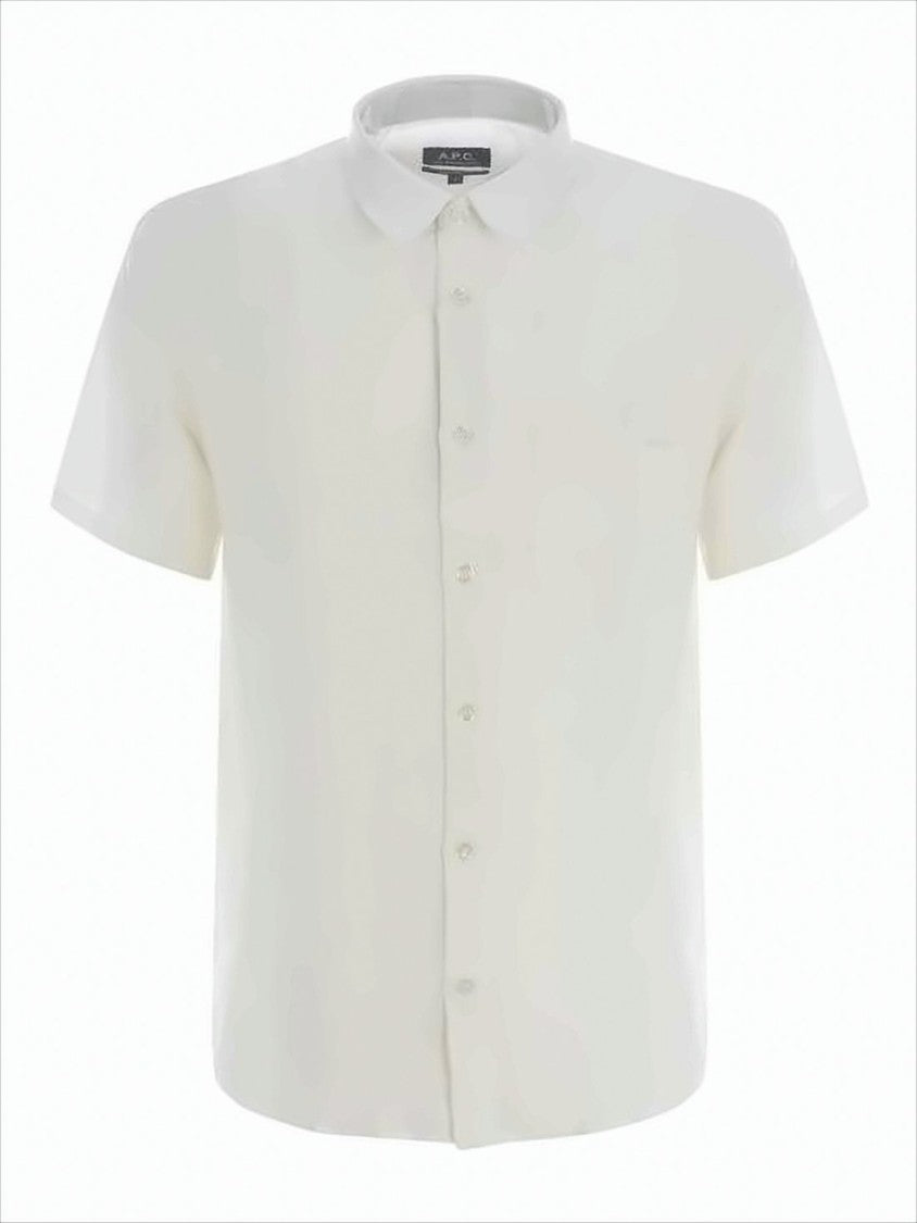Short-Sleeve Linen Shirt