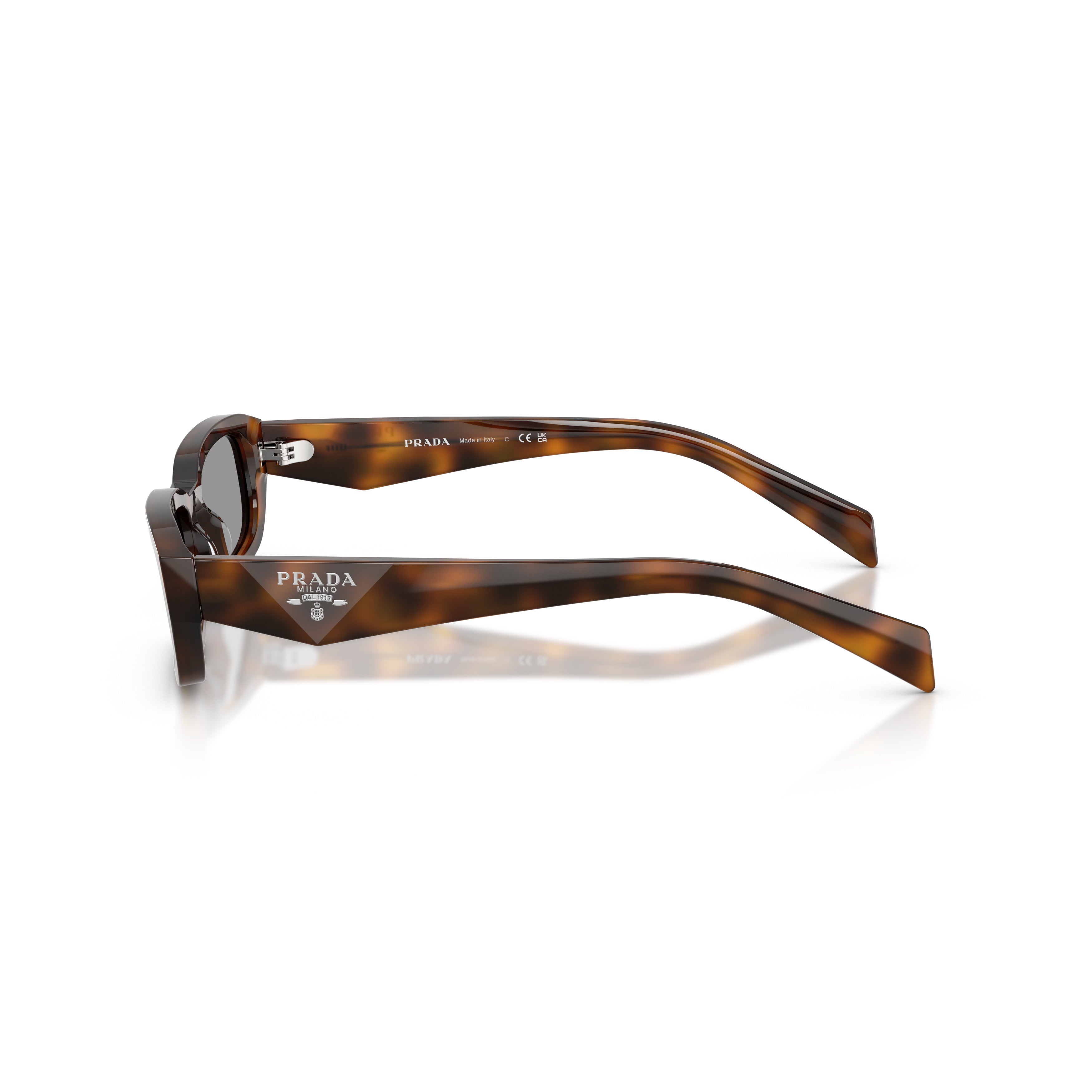 0pr B06s Rectangular Tortoiseshell Acetate Sunglasses