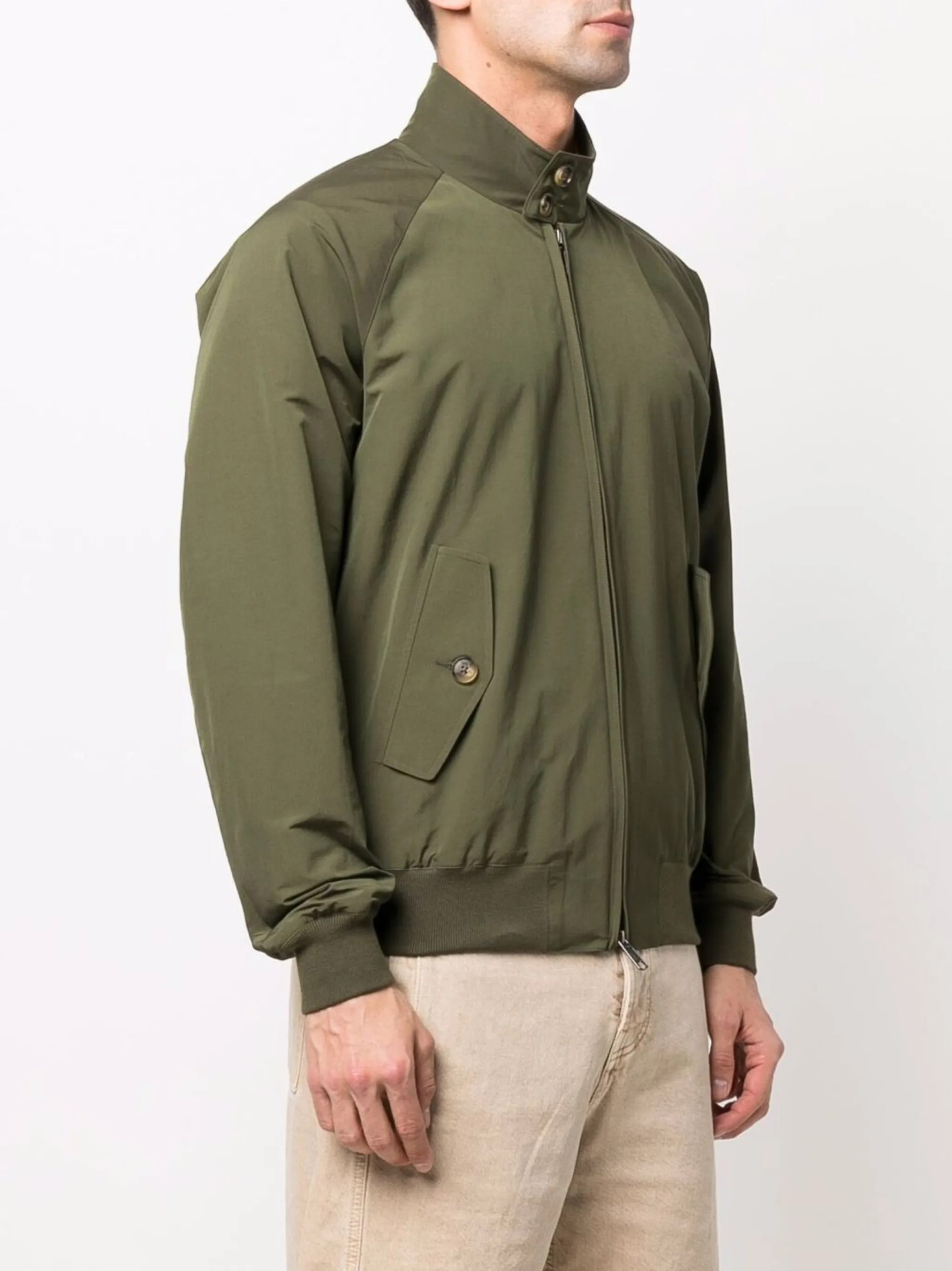 G9 Harrington Red Tartan Lining Jacket