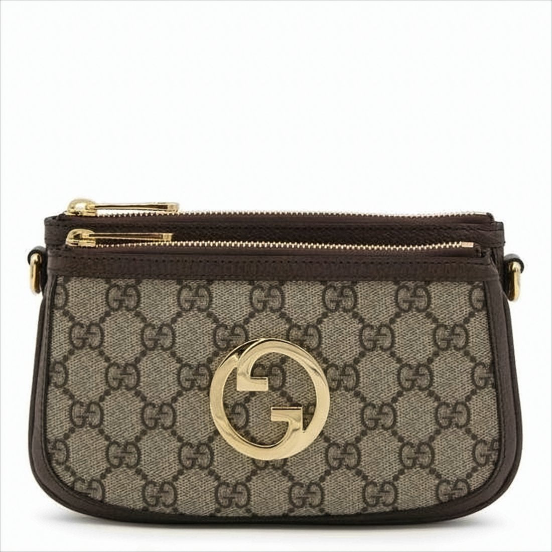 Compact Monogram Shoulder Bag