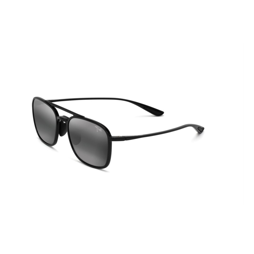 Keokea Rectangular Frame Sunglasses with Double Bridge Design
