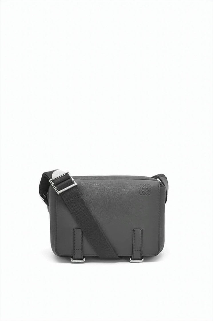 Rectangular Crossbody Bag in Smooth Calf Leather