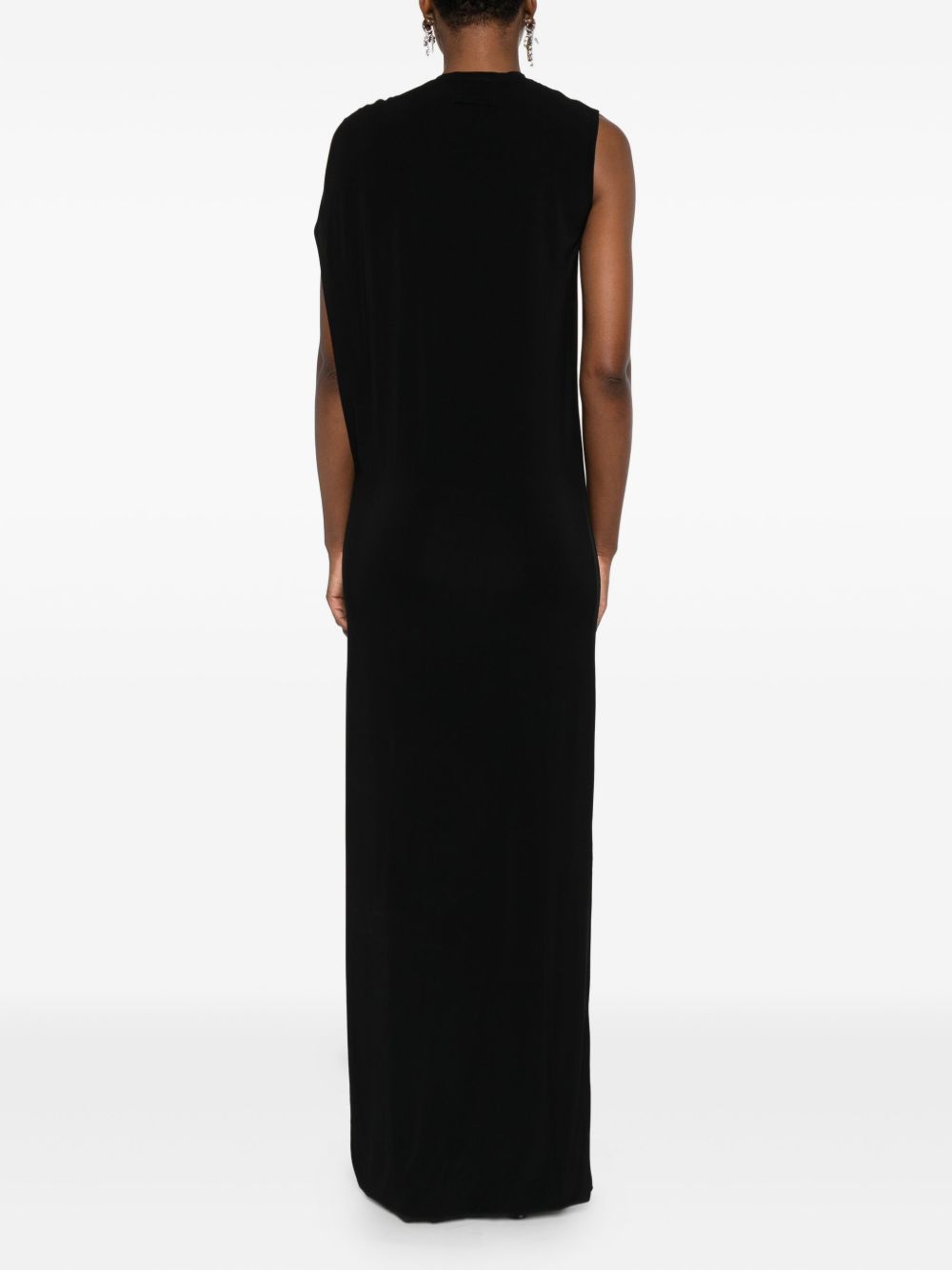 Sleeveless Black Maxi Dress