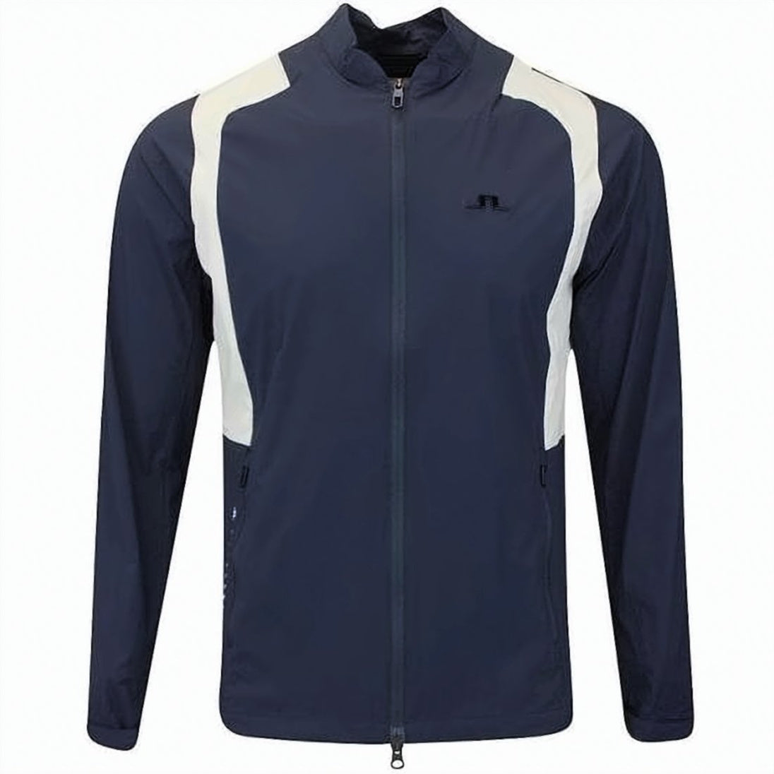 Navy Blue Jacket with Contrasting Panels