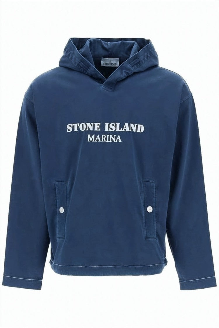 Relaxed Fit Cropped Hoodie
