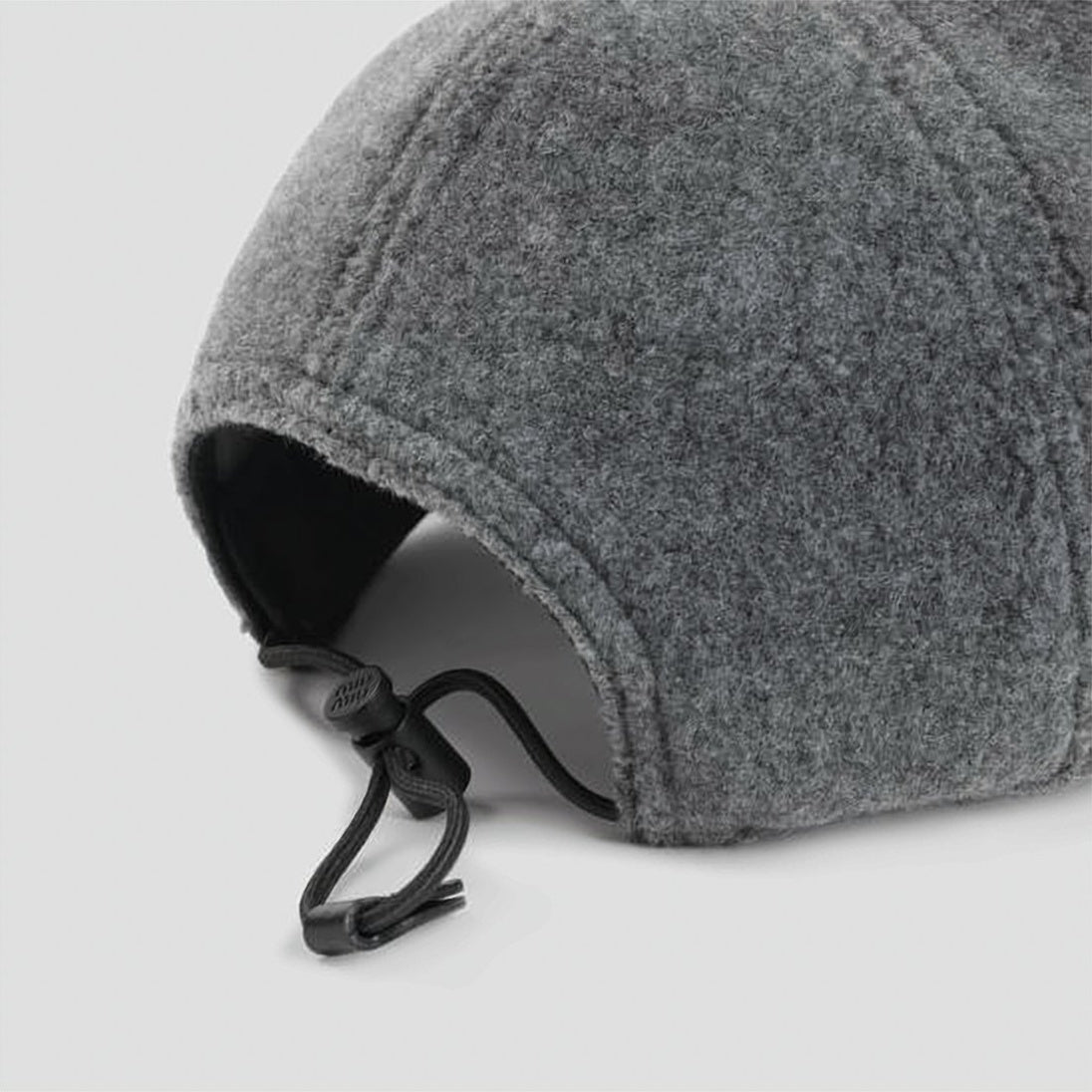 Textured Grey Baseball Cap