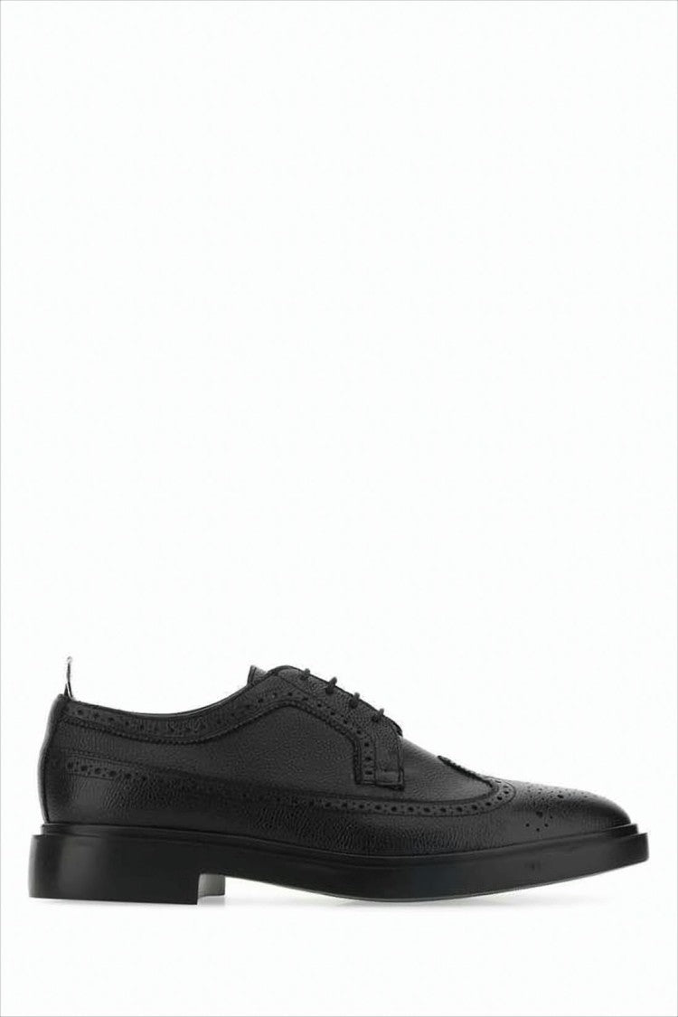 Longwing Brogue Dress Shoes with Tri-Color Tab