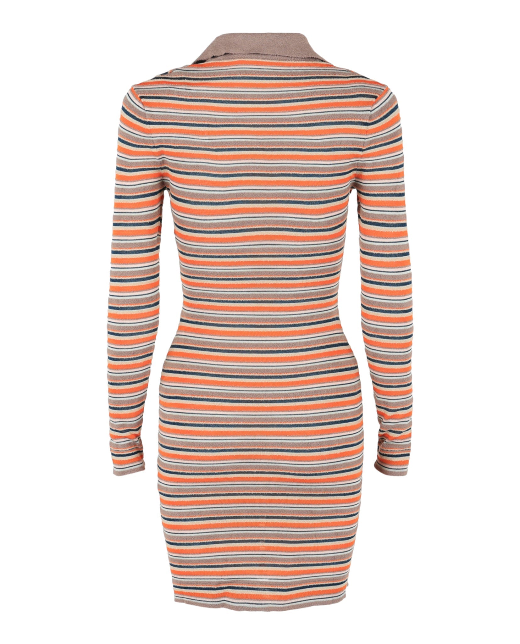 Striped Polo Mini Dress