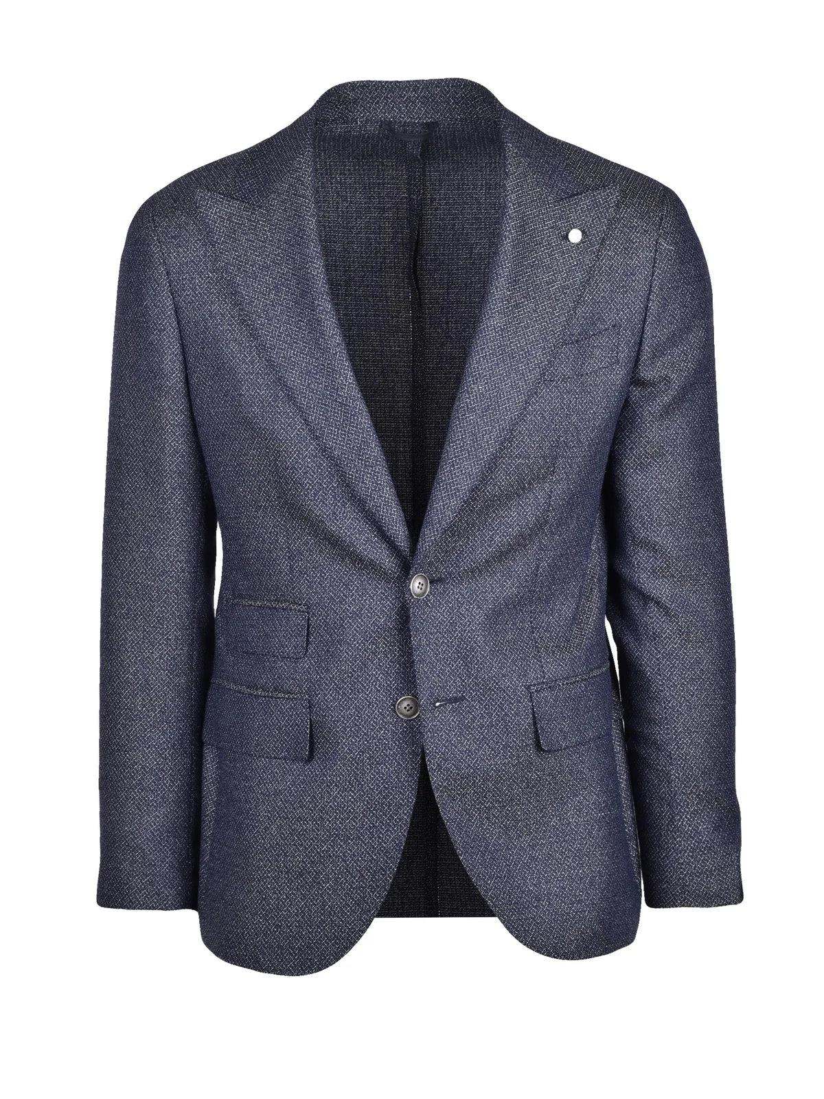 Silk Wool Jacket - Blue