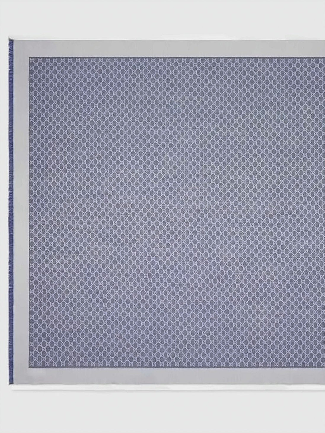 Rectangular Silk-Wool Blend Scarf