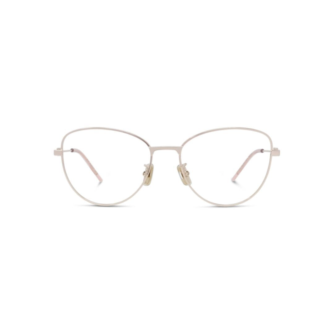 Gv50084u Delicate Cat-Eye Eyeglasses with Adjustable Nose Pads