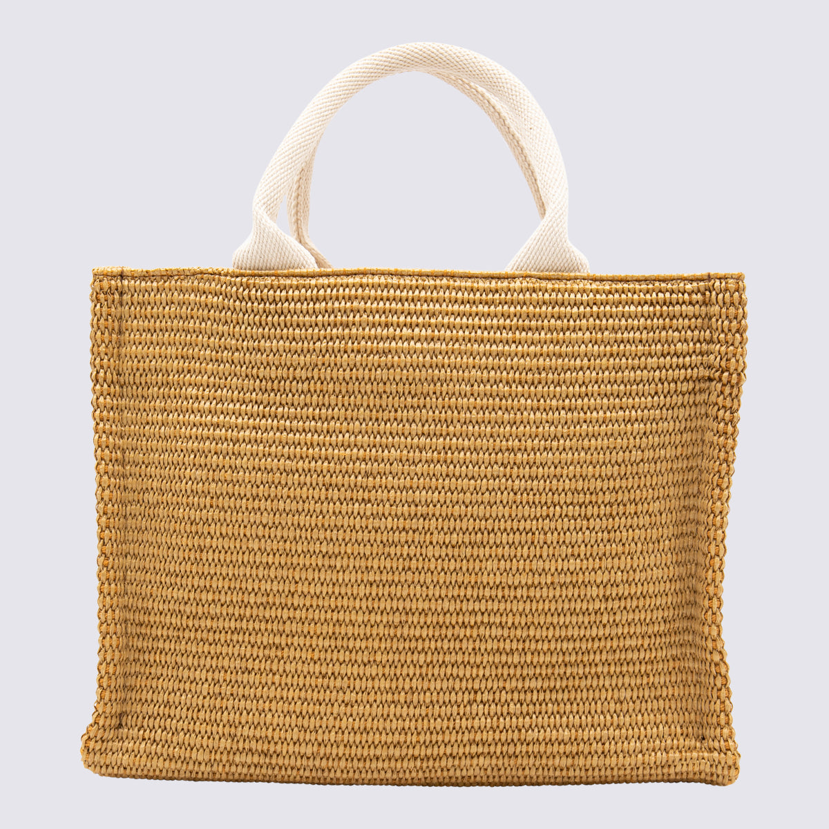 Beżowa płócienna torba typu tote Tropicalia