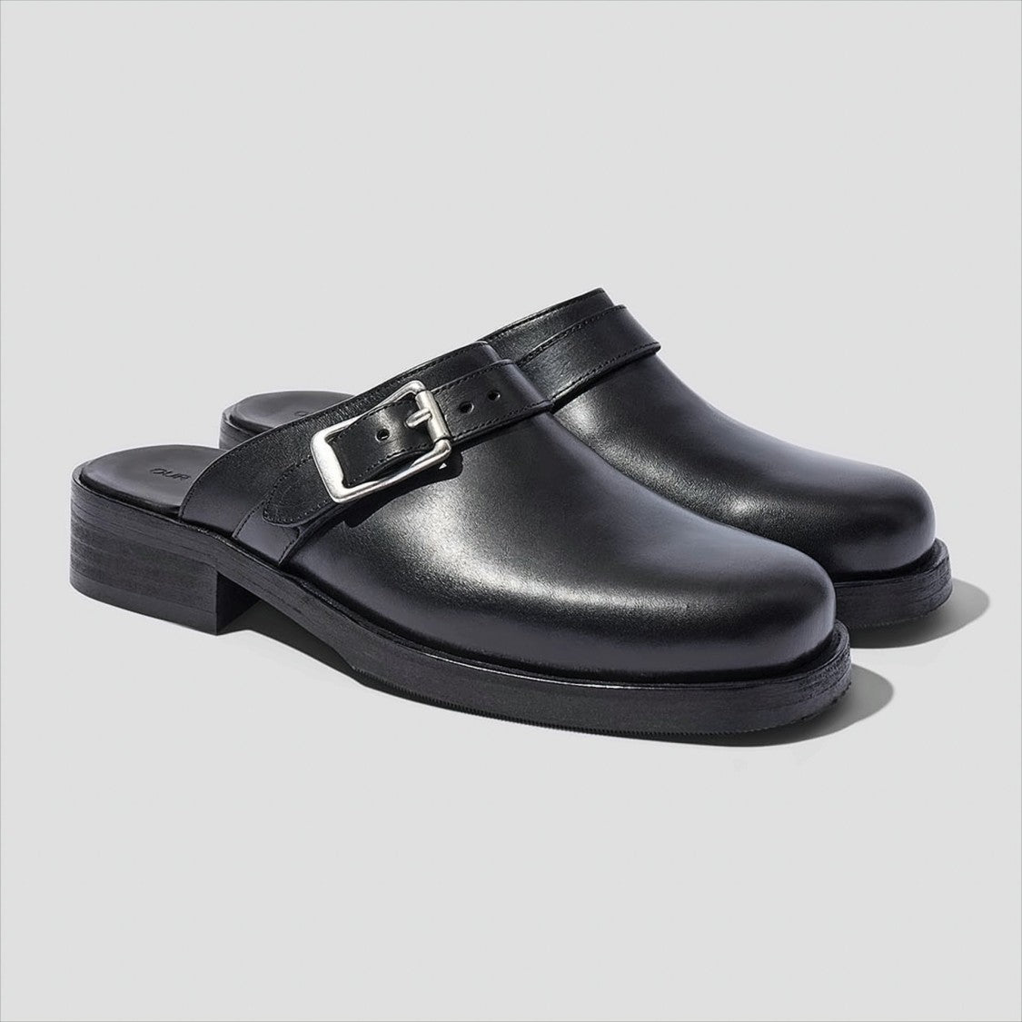Smooth Calf Leather Mule Shoes