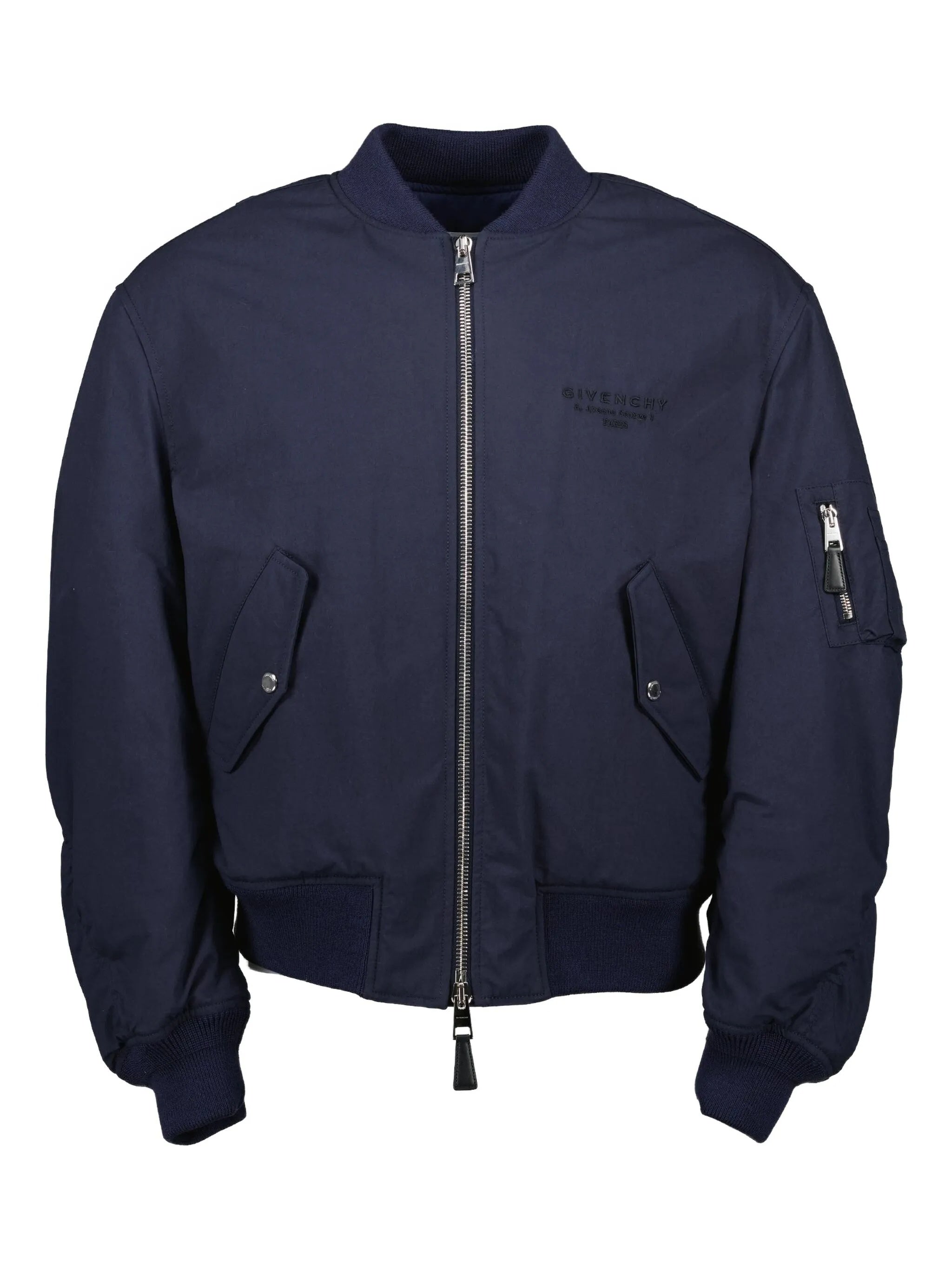 Twisted Arms Boxy Cropped Bomber Jacket