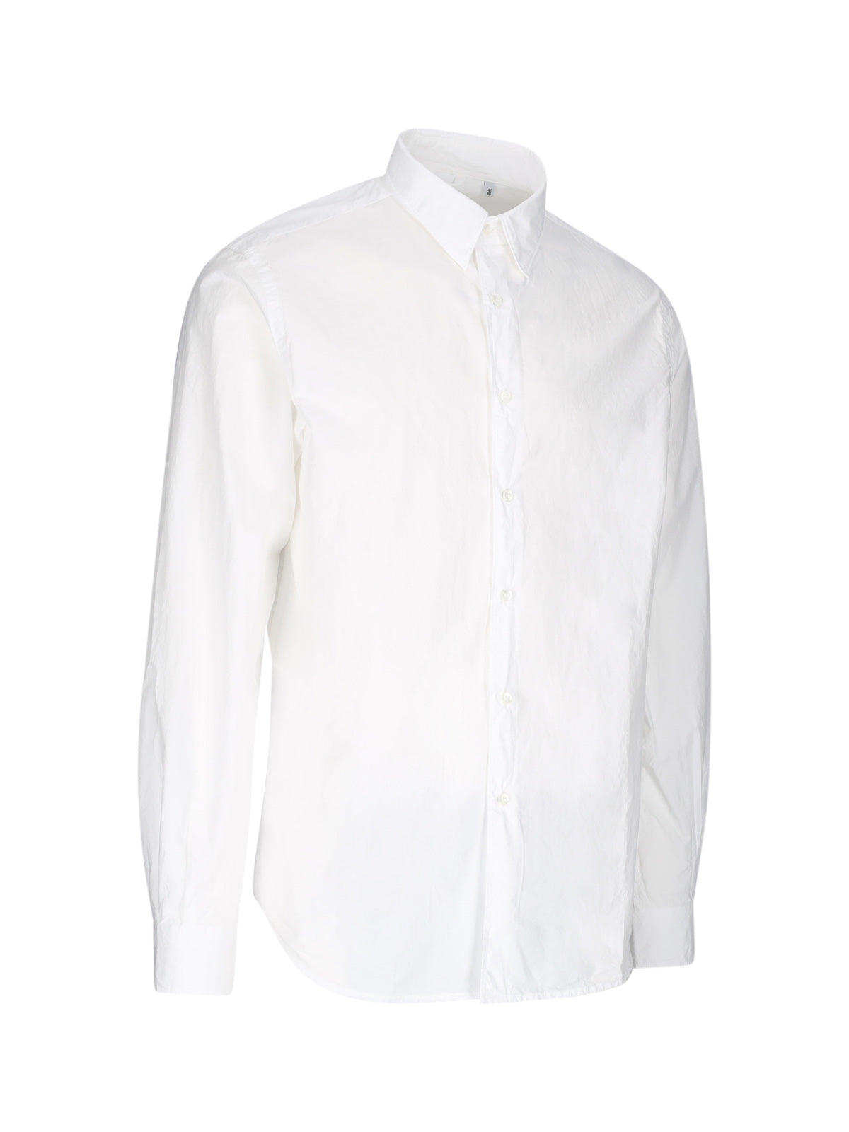 Tailored White Shirt with Button-Down Front