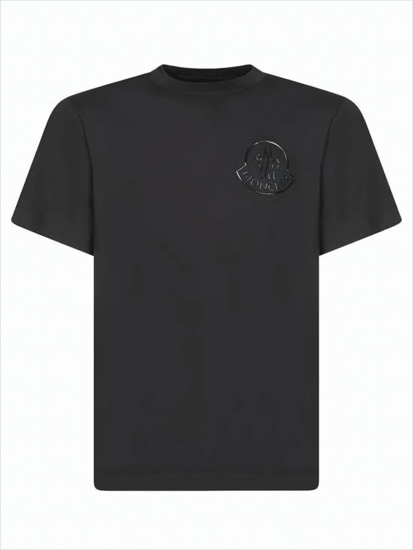 Short-Sleeve Relaxed Fit T-Shirt with Embossed Logo