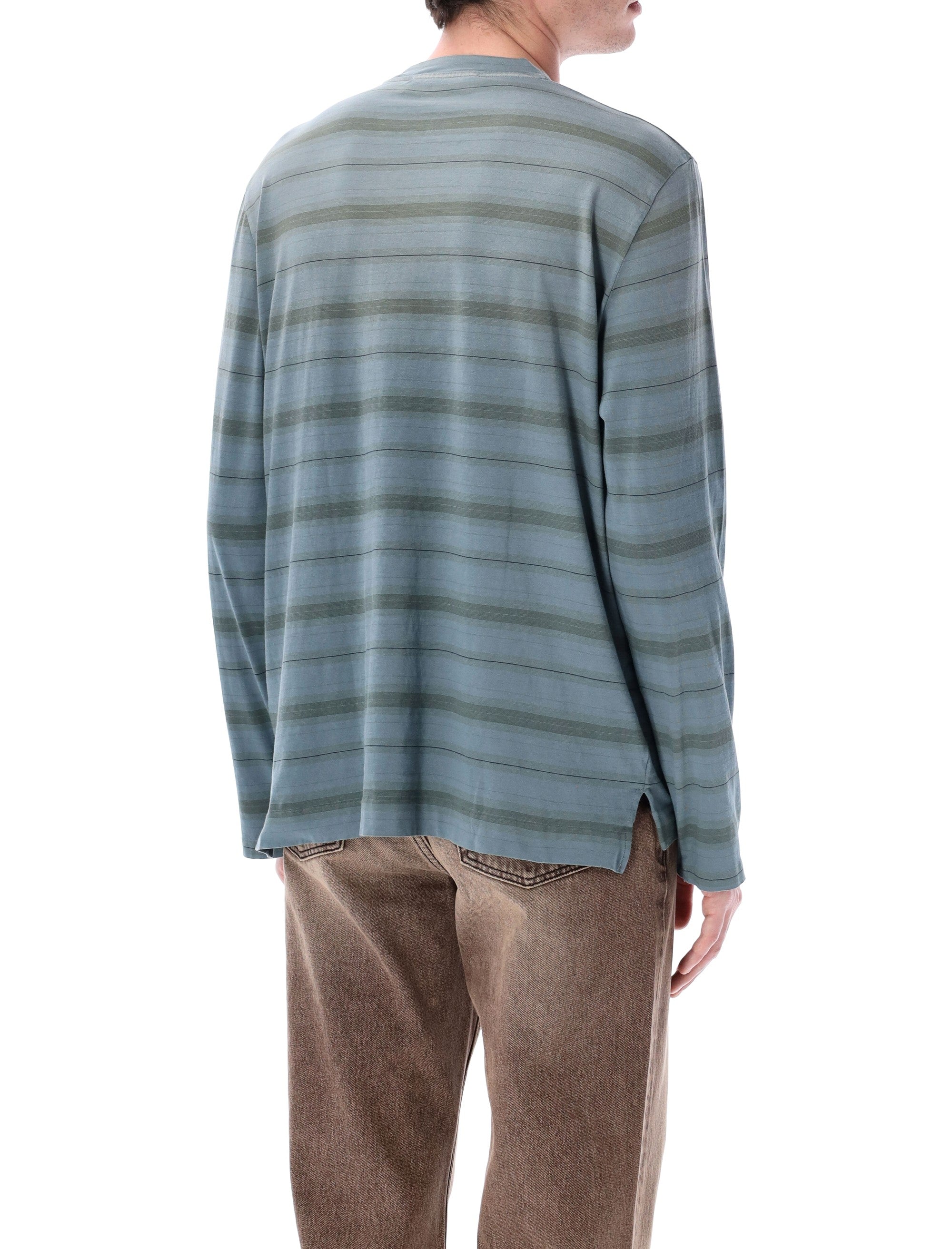 Box Long Sleeve Striped Tee