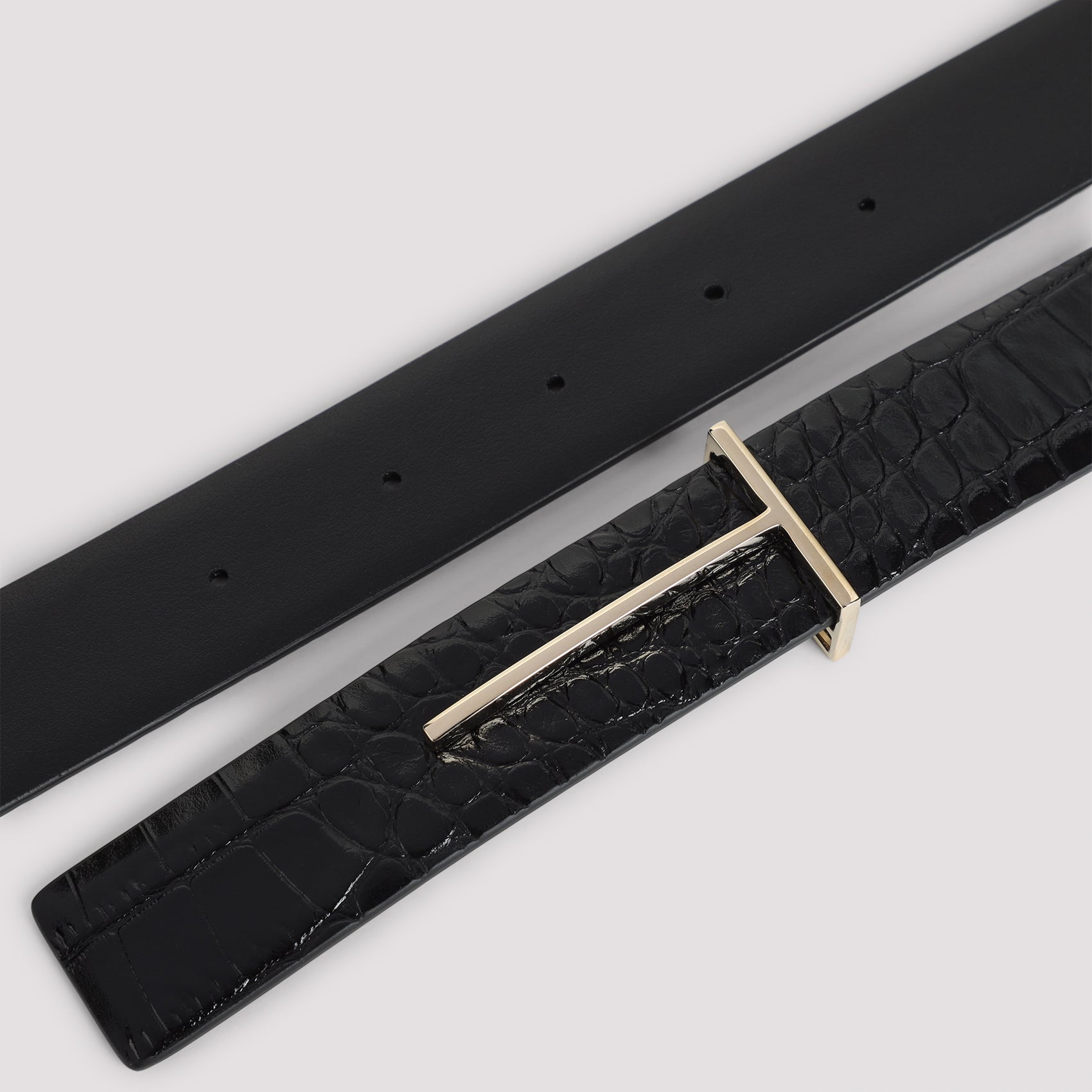 Textured Calf Leather Belt