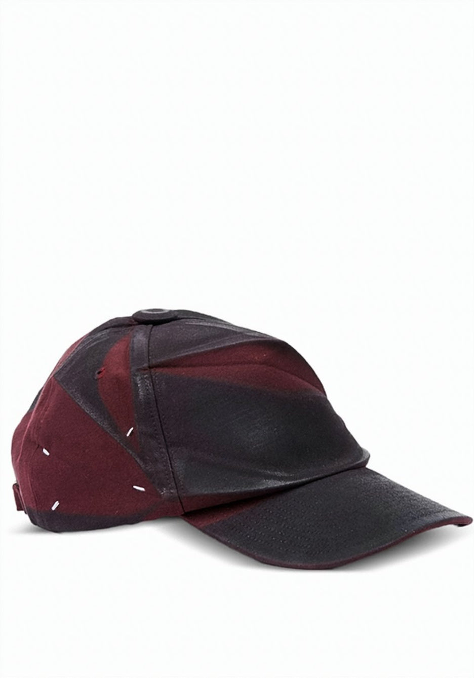 Structured Black Cotton Ball Cap