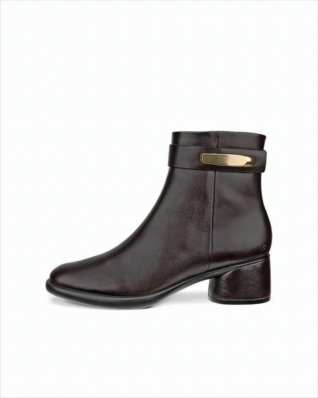 Smooth Leather Ankle Boots