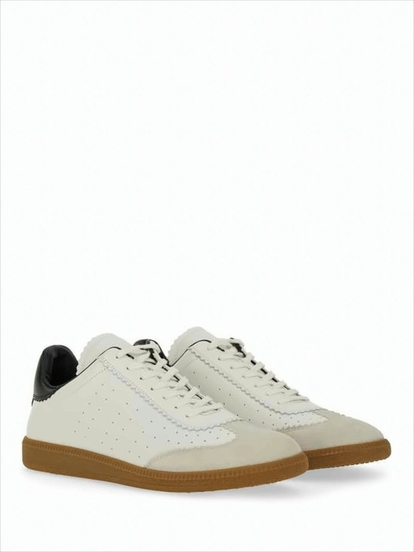 Low-Top Sneakers with Suede Accents